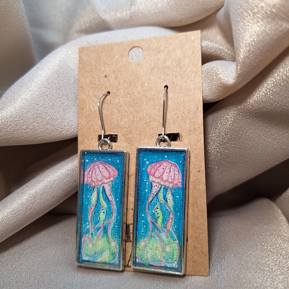 Hand painted earrings